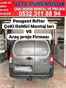 peugeot rıfter çeki demiri takma montajı ve çki dmiri projesi ankara