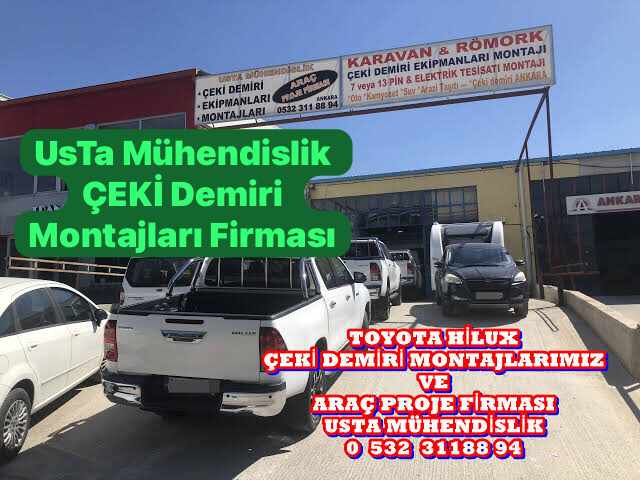 USTA MÜHENDİSLİK  ÇEKİ DEMİRİ MONTAJ SERVİSİ ANKARA